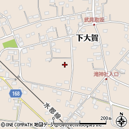 〒319-2107 茨城県那珂市下大賀の地図