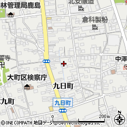 長野県大町市大町九日町2448周辺の地図