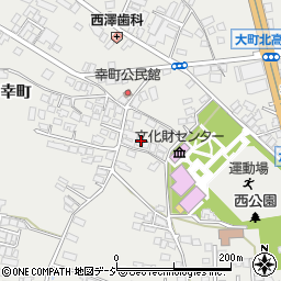 長野県大町市大町幸町4696周辺の地図