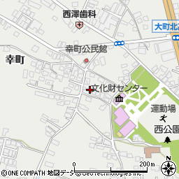 長野県大町市大町幸町4695周辺の地図