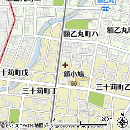 石川県金沢市三十苅町乙158周辺の地図