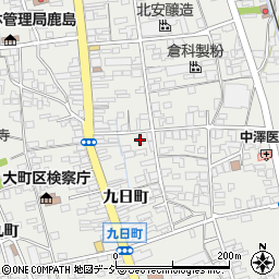長野県大町市大町九日町2447周辺の地図