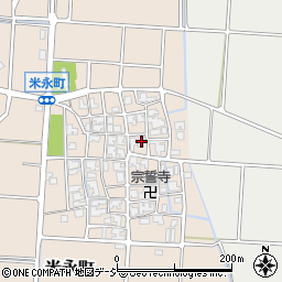 石川県白山市米永町120周辺の地図