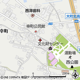 長野県大町市大町幸町4693周辺の地図