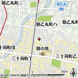 石川県金沢市額乙丸町ハ206周辺の地図