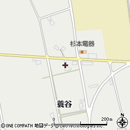 富山県南砺市蓑谷651周辺の地図