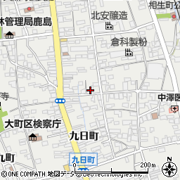 長野県大町市大町九日町2415周辺の地図