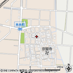 石川県白山市米永町130周辺の地図