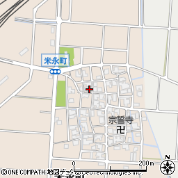 石川県白山市米永町147周辺の地図