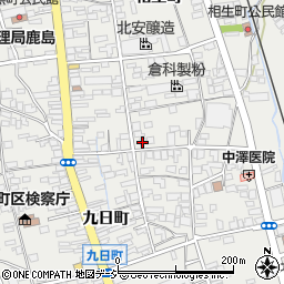 長野県大町市大町九日町2415-9周辺の地図