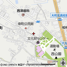 長野県大町市大町幸町4670周辺の地図