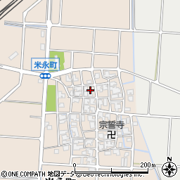 石川県白山市米永町131周辺の地図