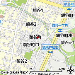 石川県金沢市額谷町ニ周辺の地図