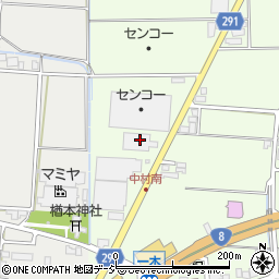 一休さんの米永松任中央館周辺の地図
