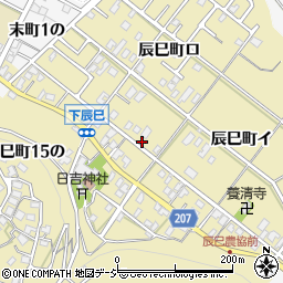 石川県金沢市辰巳町ロ45周辺の地図