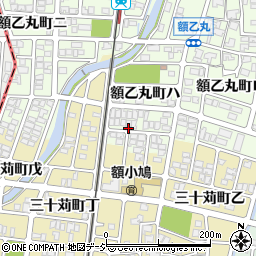 石川県金沢市額乙丸町ハ190周辺の地図