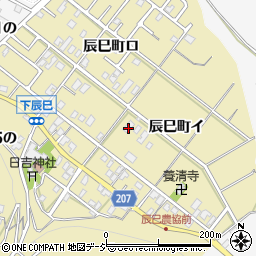 石川県金沢市辰巳町イ40周辺の地図