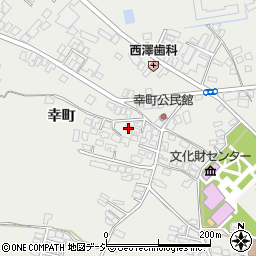 長野県大町市大町幸町5344-3周辺の地図