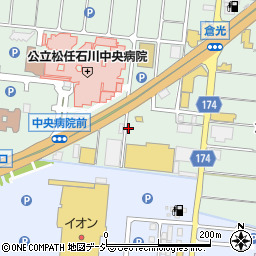 石川県白山市倉光10丁目165周辺の地図