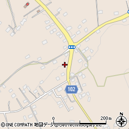 茨城県常陸大宮市小場1366-1周辺の地図