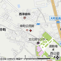 長野県大町市大町幸町4669周辺の地図