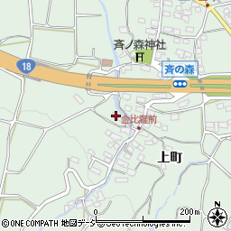 長野県千曲市八幡上町3693-1周辺の地図