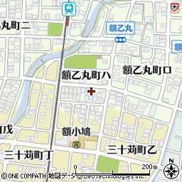 石川県金沢市額乙丸町ハ179周辺の地図
