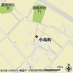 茨城県常陸太田市小島町周辺の地図