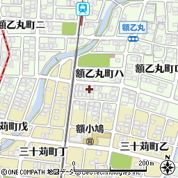 石川県金沢市額乙丸町ハ183周辺の地図