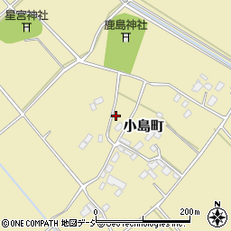 茨城県常陸太田市小島町周辺の地図