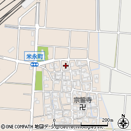 石川県白山市米永町144周辺の地図