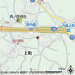 長野県千曲市八幡上町3881周辺の地図