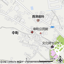 長野県大町市大町幸町5346-3周辺の地図