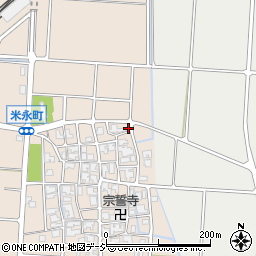 石川県白山市米永町43周辺の地図