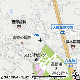 長野県大町市大町幸町4674周辺の地図