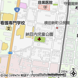 納豆内児童公園トイレ周辺の地図