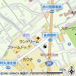群馬トヨペット　渋川金井店周辺の地図