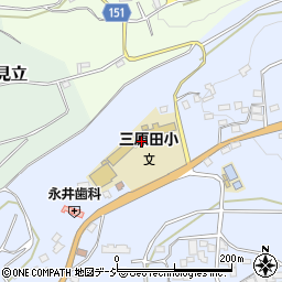 三原田学童保育クラブ周辺の地図