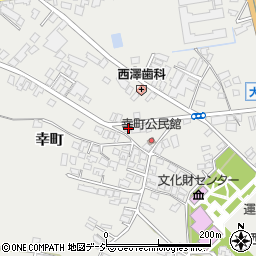 長野県大町市大町幸町5352-2周辺の地図