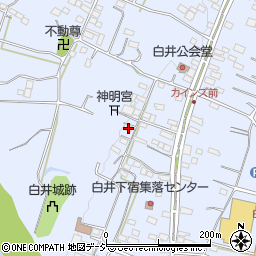 群馬県渋川市白井557周辺の地図