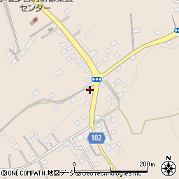 茨城県常陸大宮市小場1355-2周辺の地図