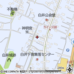 群馬県渋川市白井538周辺の地図