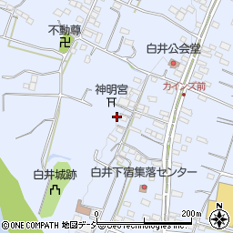 群馬県渋川市白井556周辺の地図