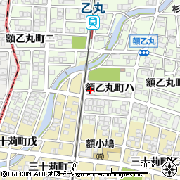 石川県金沢市額乙丸町ハ167周辺の地図