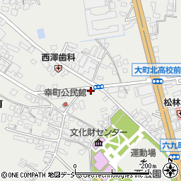 長野県大町市大町幸町4667周辺の地図