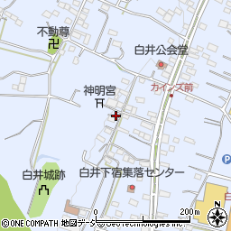 群馬県渋川市白井554周辺の地図
