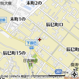 石川県金沢市辰巳町ロ40周辺の地図