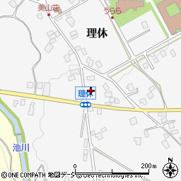 富山県南砺市理休398周辺の地図