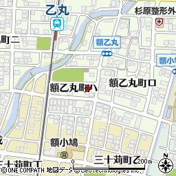 石川県金沢市額乙丸町ハ158-3周辺の地図