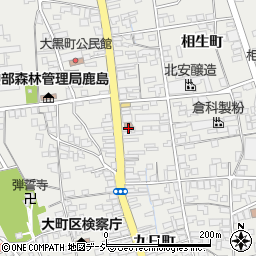 有限会社カクサン倉科製粉所周辺の地図